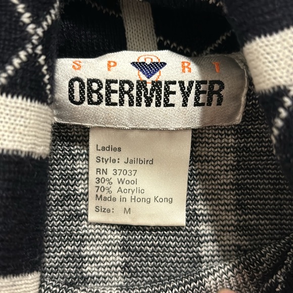 OBERMEYER SPORT “JAILBIRD” Ski/Winter MERINO Wool Sweater Sz M - Picture 7 of 8